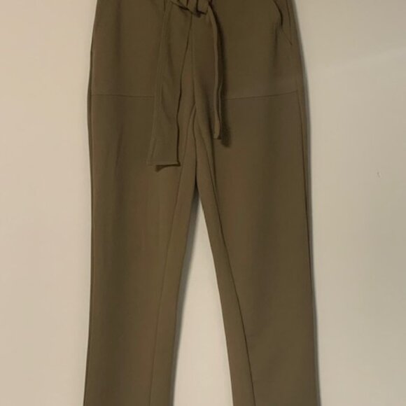 ONE BY CHAPTER ONE KHAKI DRESS PANTS WITH BELT XS - Picture 2 of 7